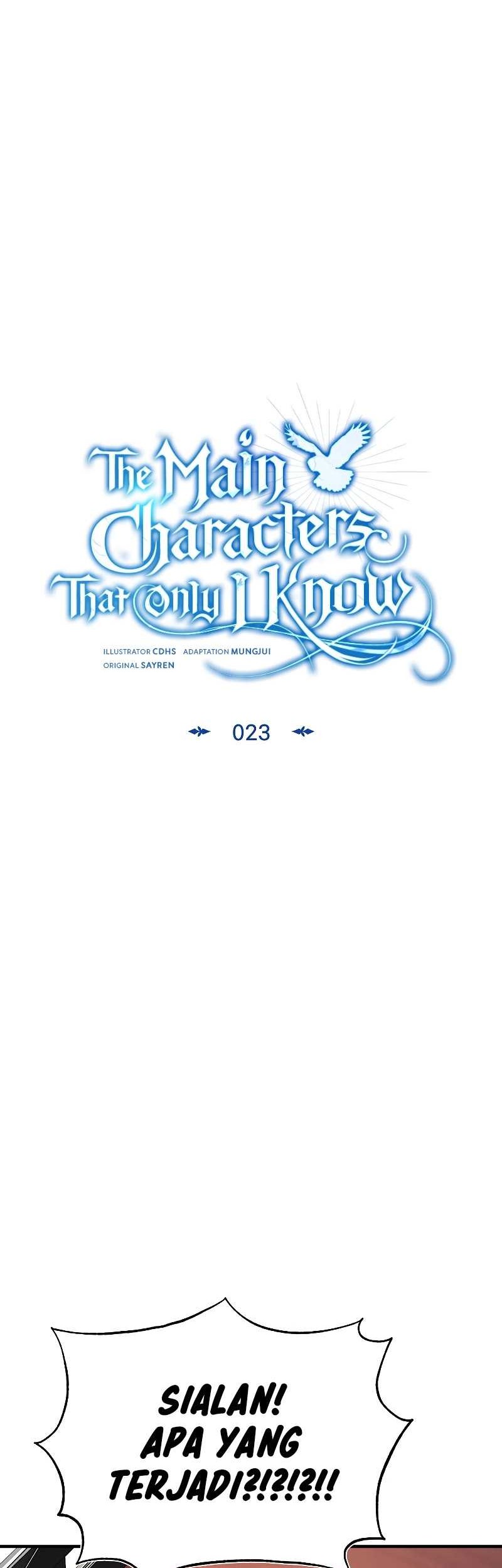 The Main Characters That Only I Know chapter 23 halaman 21