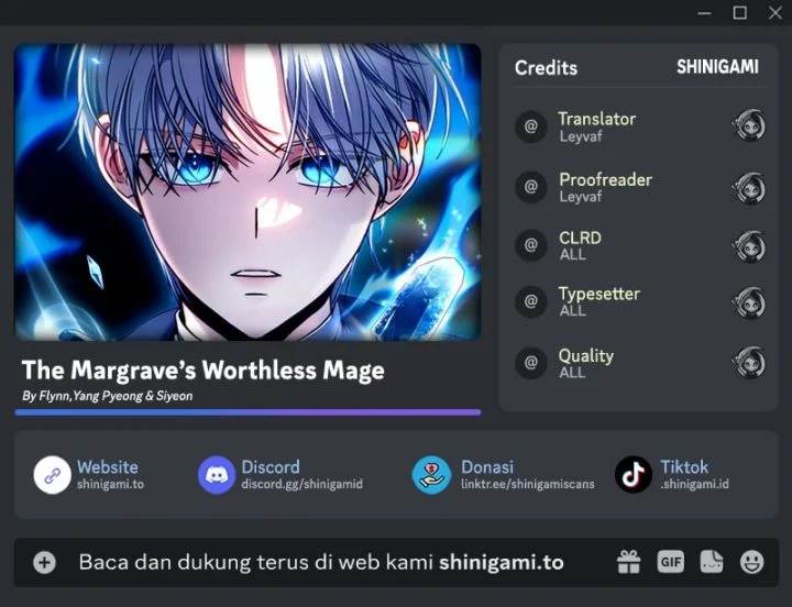 The Margrave’s Worthless Mage Bab 13 halaman 1