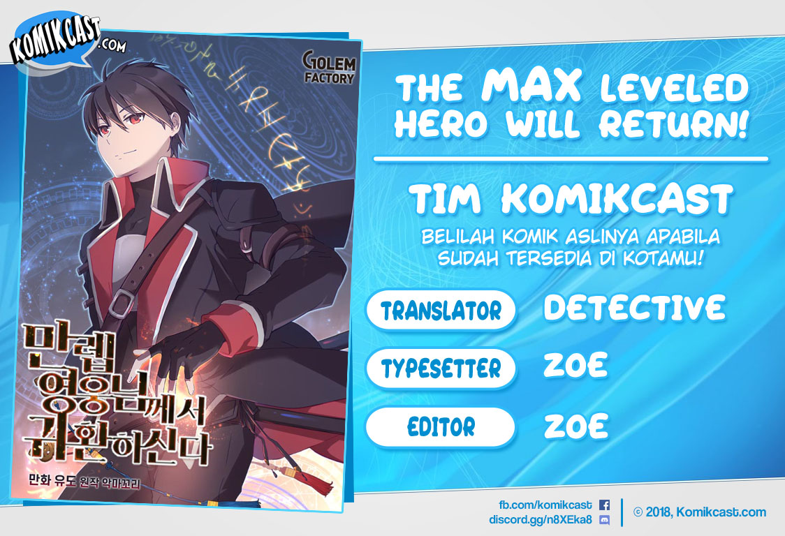 The MAX leveled hero will return! chapter 10 halaman 1