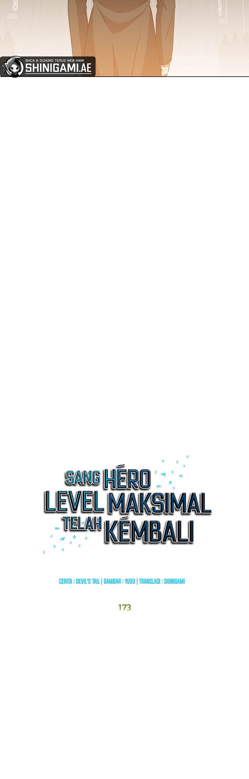 The MAX leveled hero will return! chapter 173 halaman 22