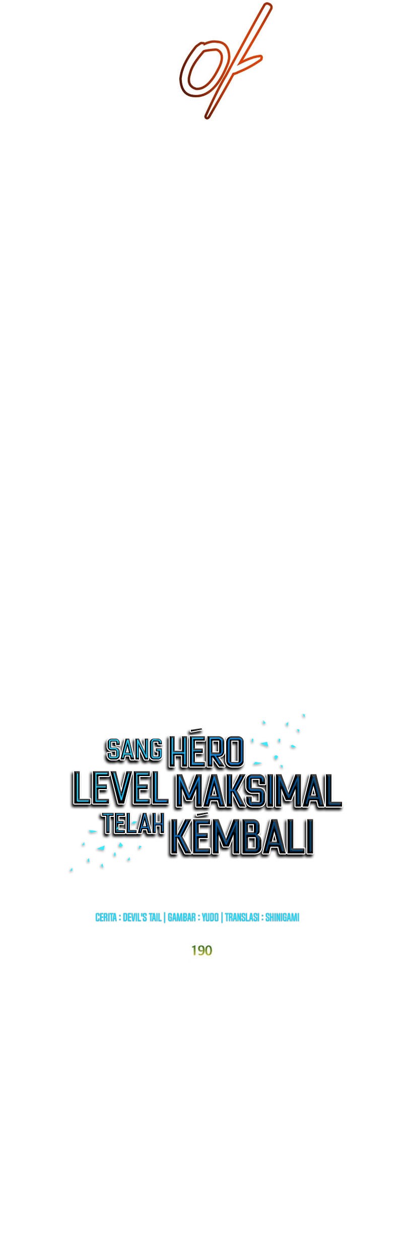 The MAX leveled hero will return! Bab 190 halaman 25