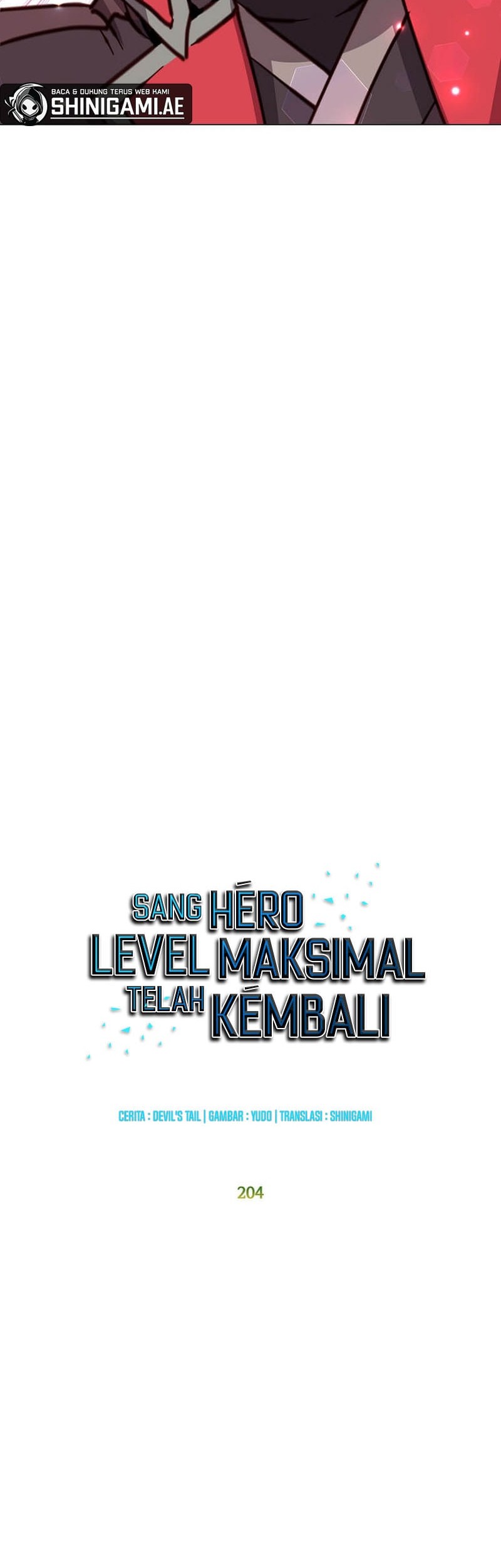 The MAX leveled hero will return! Bab 204 halaman 21