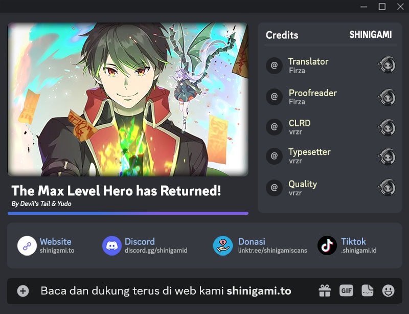 The MAX leveled hero will return! Bab 210 halaman 1