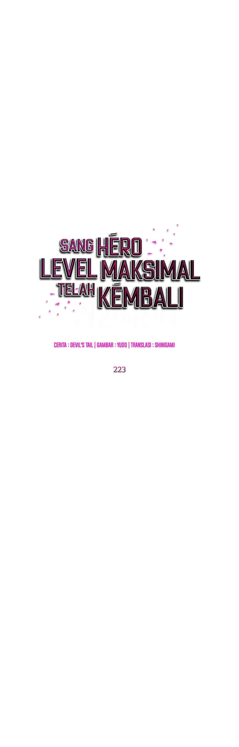 The MAX leveled hero will return! Bab 223 halaman 27