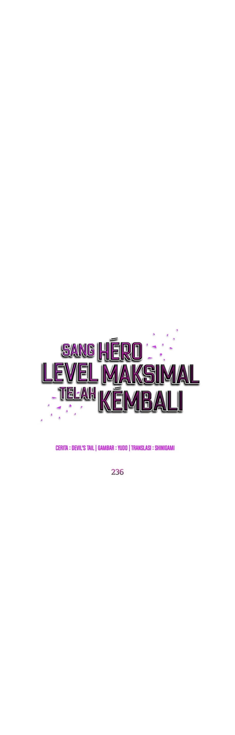 The MAX leveled hero will return! chapter 236 halaman 9