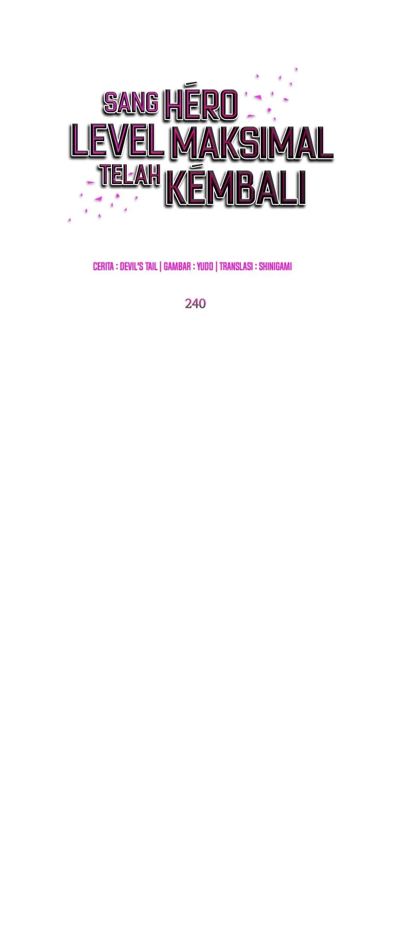The MAX leveled hero will return! chapter 240 halaman 13
