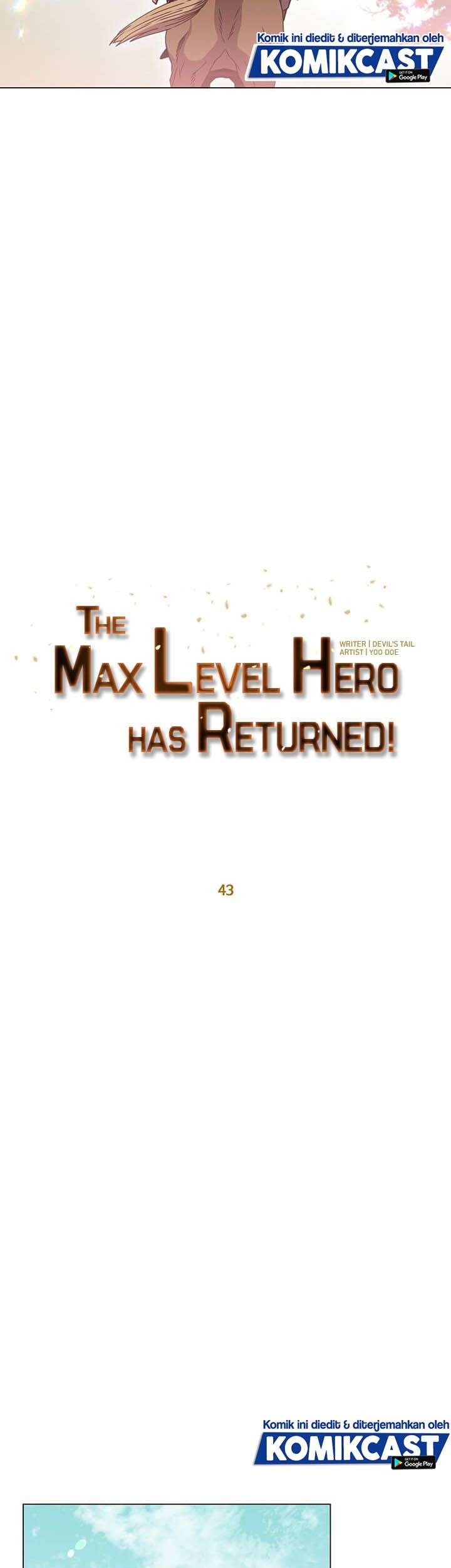 The MAX leveled hero will return! Bab 43 halaman 15