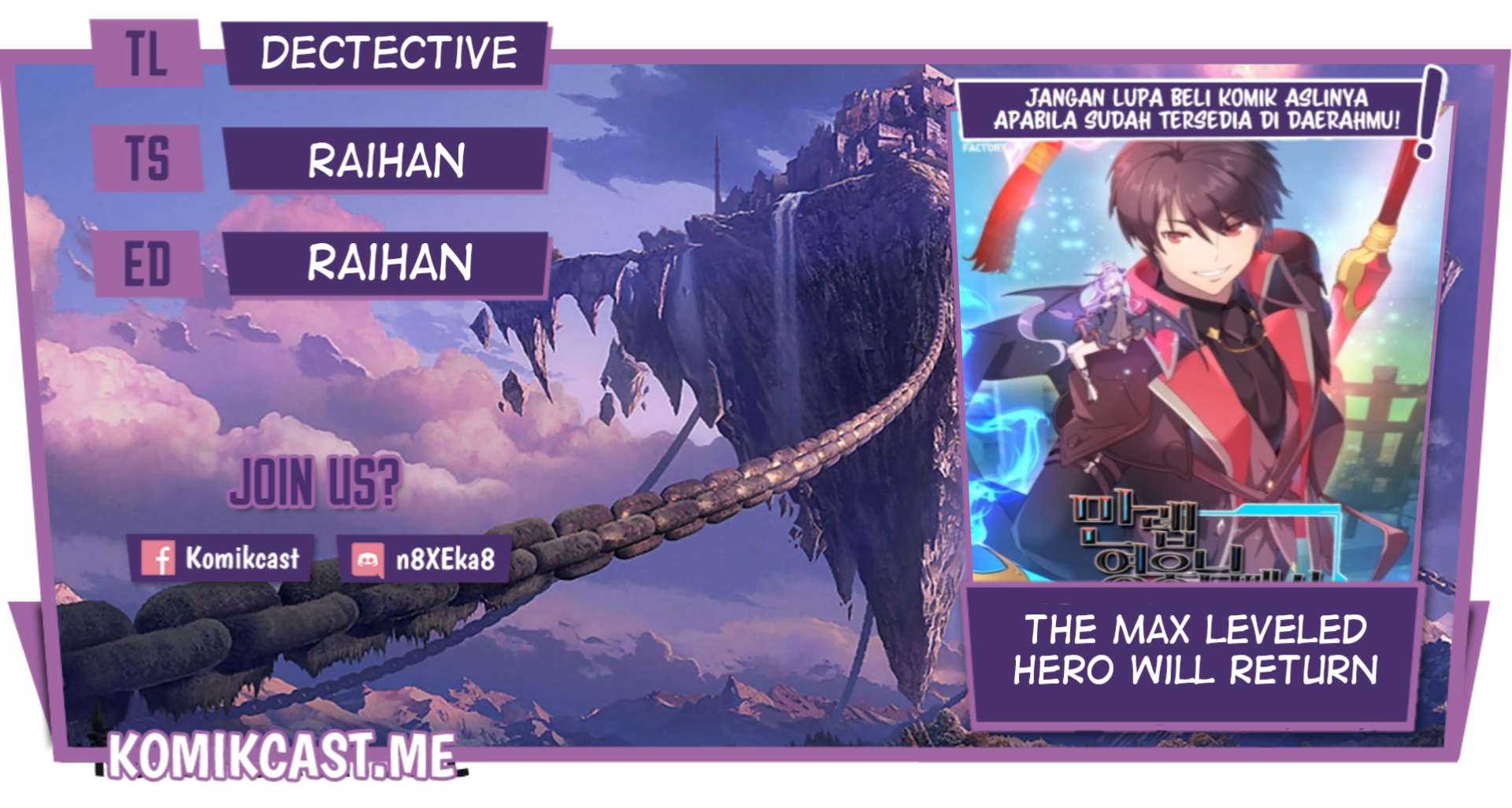 The MAX leveled hero will return! Bab 95 halaman 1