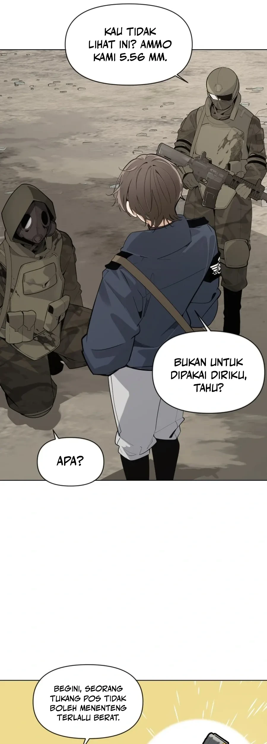 The Postman Walking Through the Apocalypse chapter 1 halaman 54