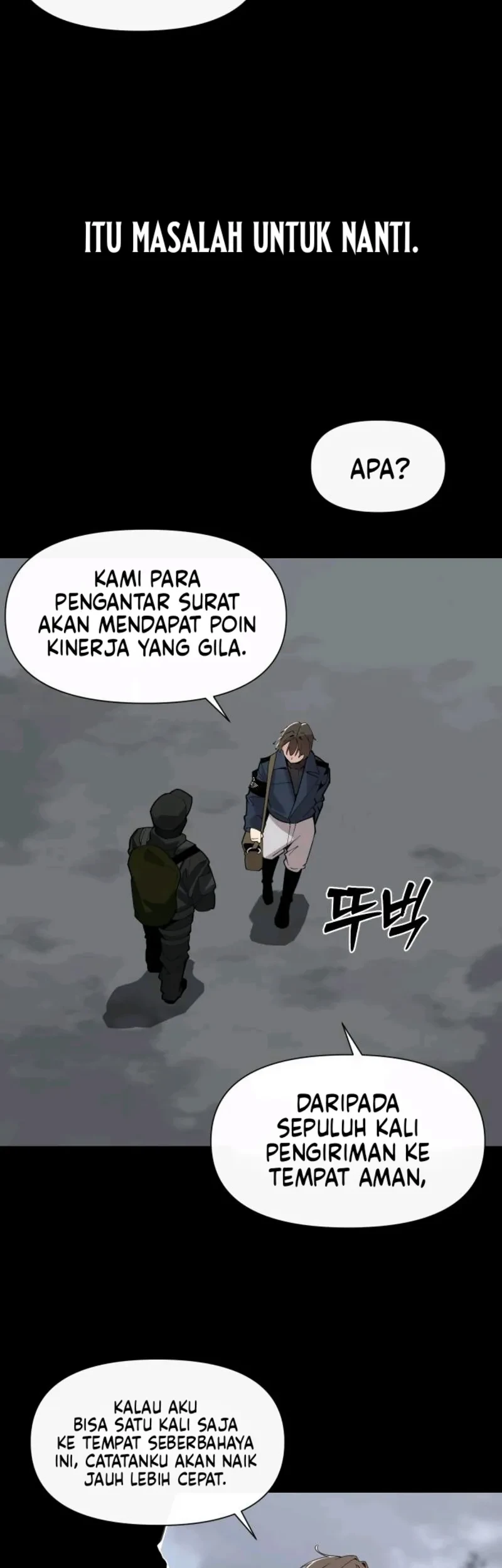 The Postman Walking Through the Apocalypse chapter 9 halaman 34
