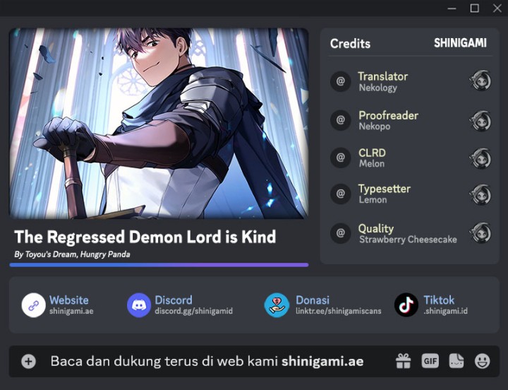 The Regressed Demon Lord Is Kind Bab 21 halaman 1