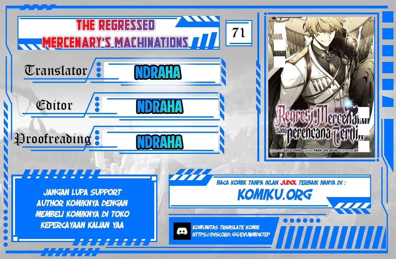 The Regressed Mercenary’s Machinations chapter 71 halaman 1