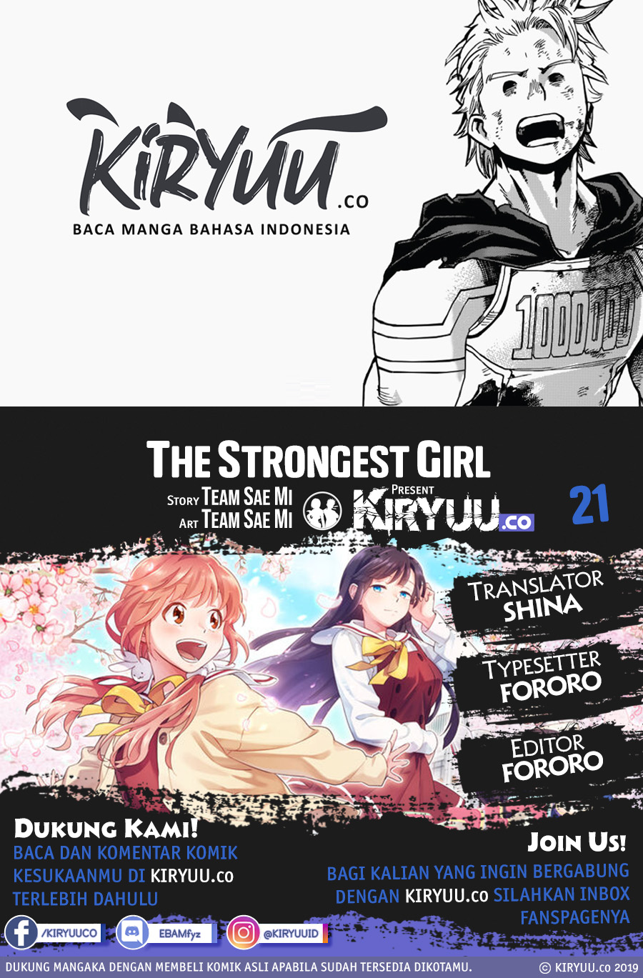 The Strongest Girl chapter 21 halaman 1