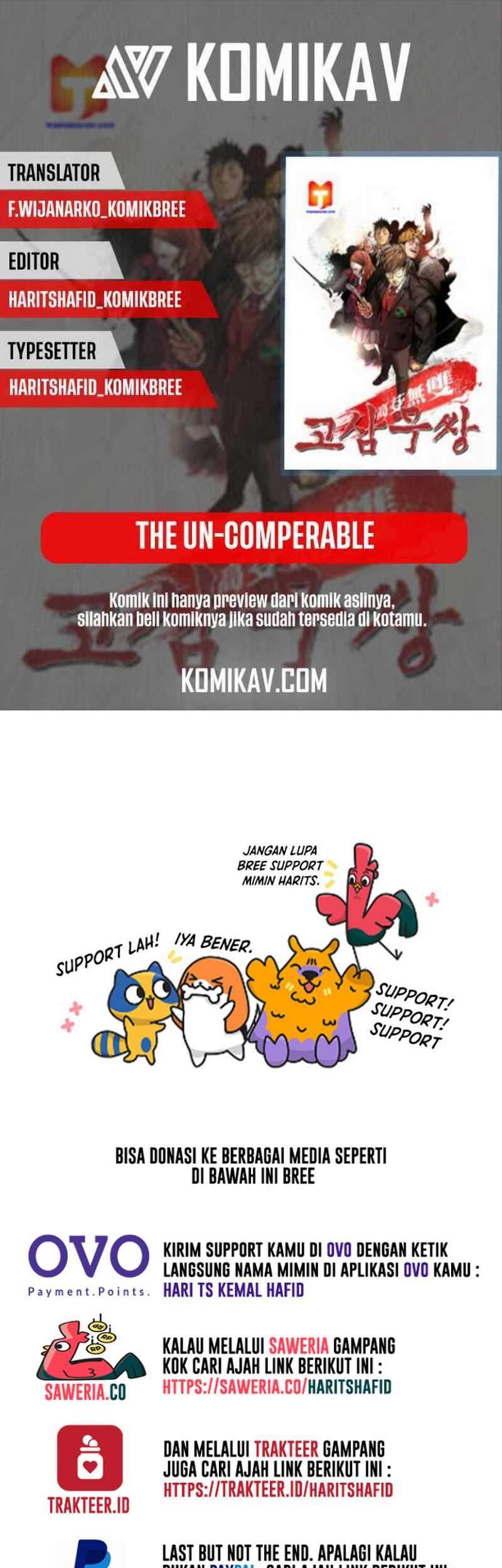 The Un-Comparable Bab 11 halaman 1
