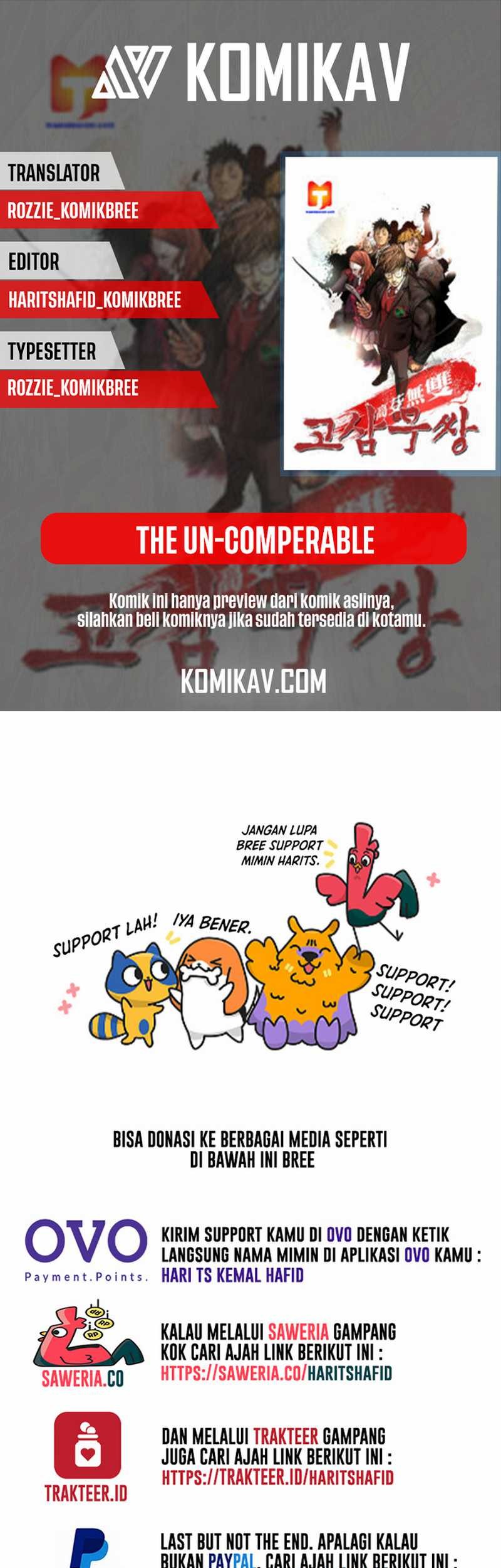 The Un-Comparable Bab 17 halaman 1