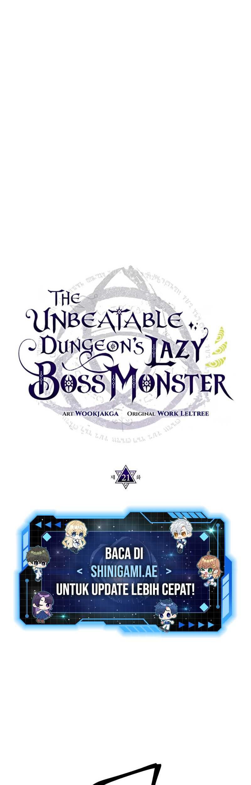 The Unbeatable Dungeon’s Lazy Boss Bab 21 halaman 19