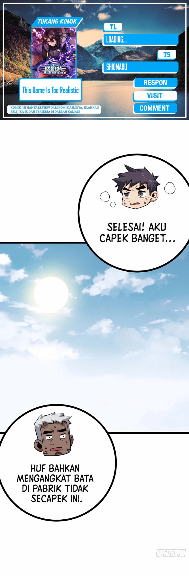 This Game Is Too Realistic Bab 12 halaman 1