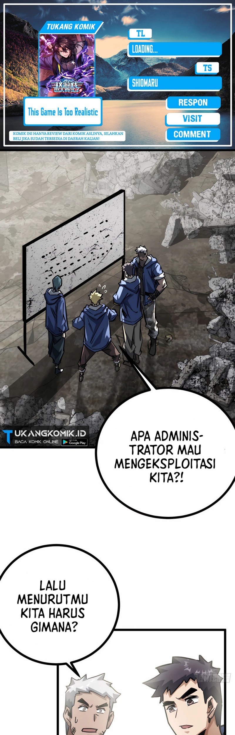 This Game Is Too Realistic Bab 13 halaman 1