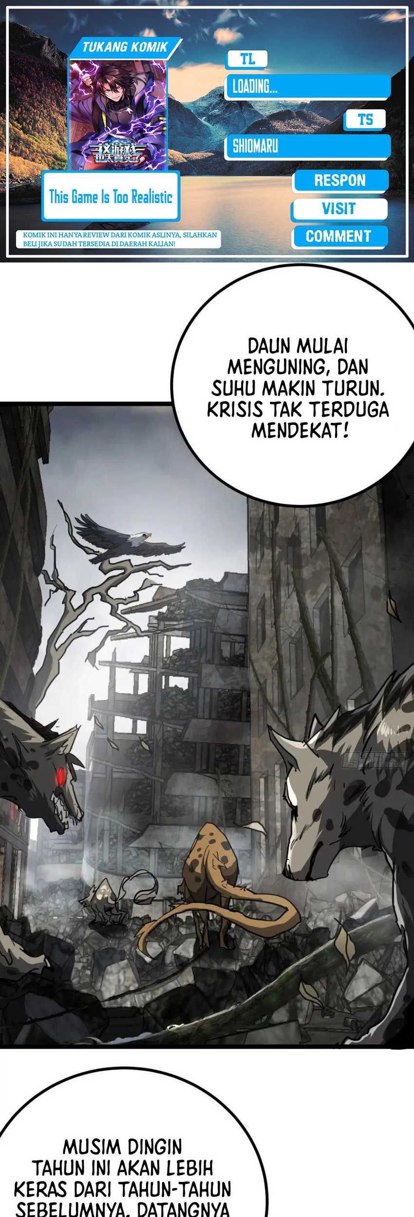 This Game Is Too Realistic chapter 28 halaman 1