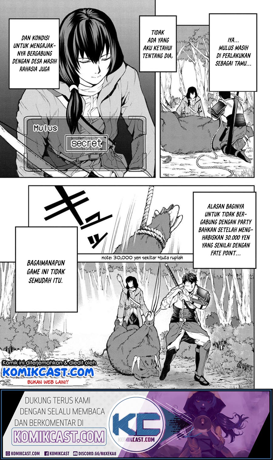 This Village Sim NPC Could Only Be Human chapter 07.1 halaman 12