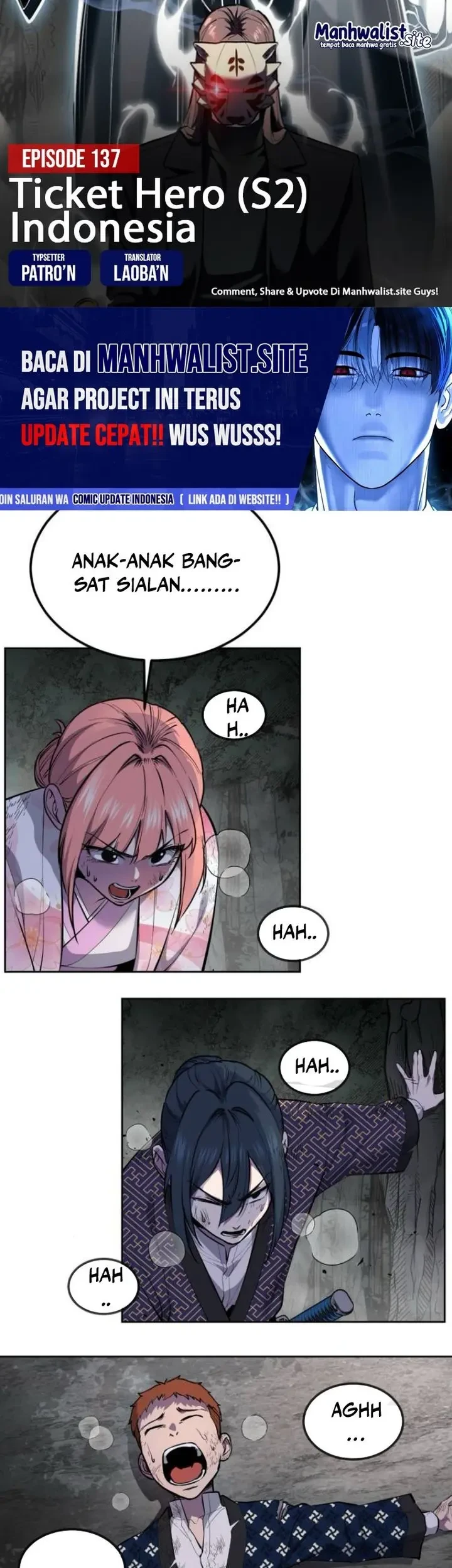 Ticket Hero S2 chapter 137 halaman 1