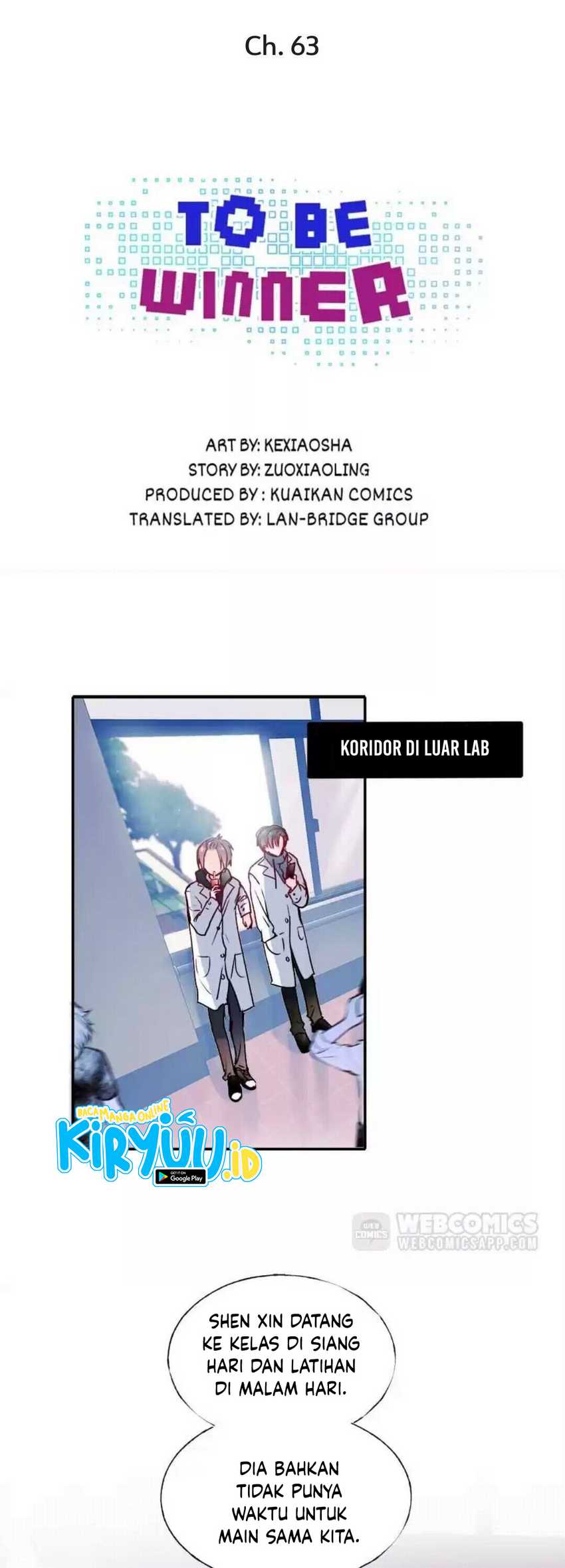 To be Winner chapter 63 halaman 3