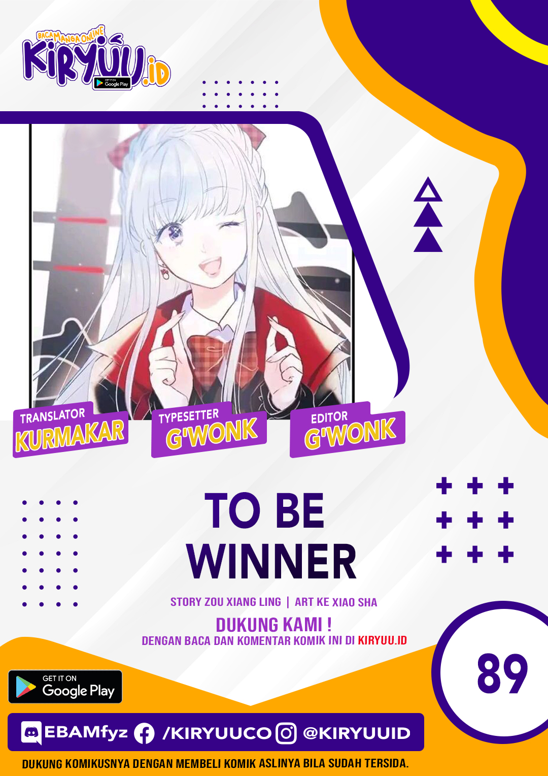 To be Winner chapter 89 halaman 1