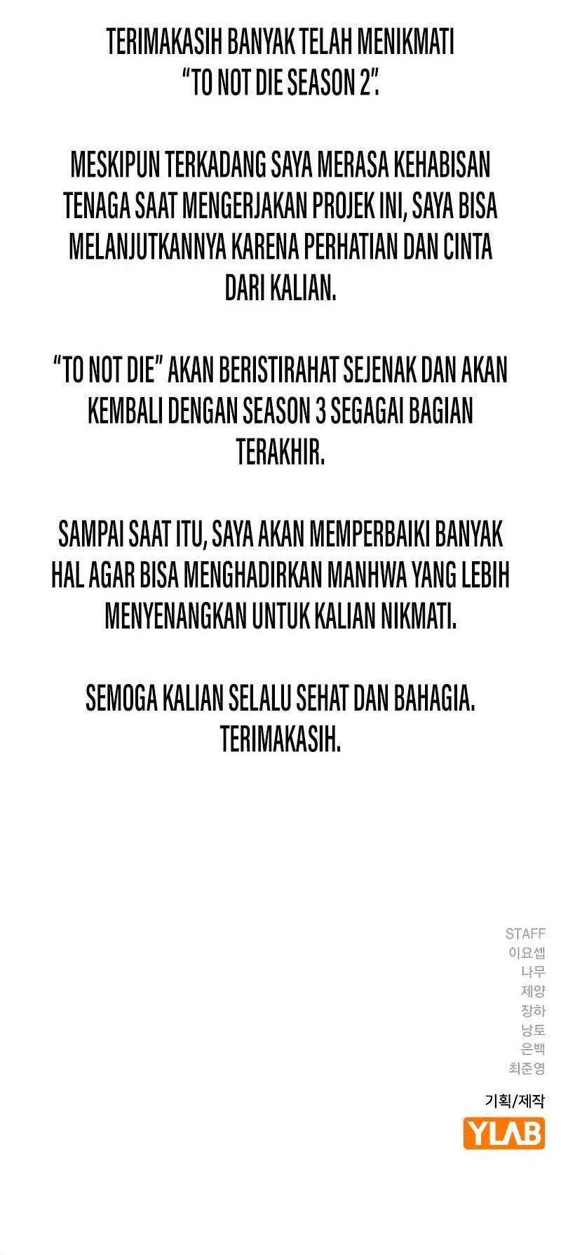 To Not Die Bab 157 halaman 129