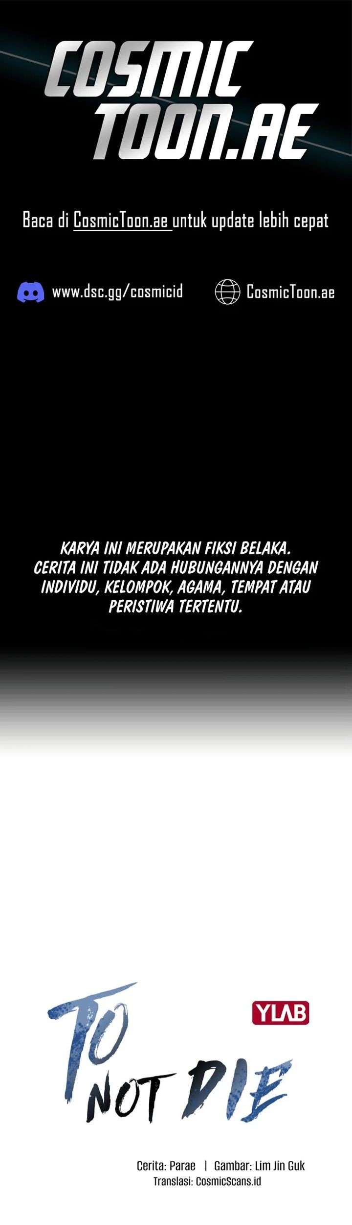 To Not Die Bab 161 halaman 1