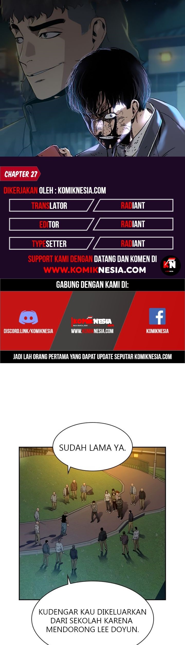 To Not Die Bab 27 halaman 1