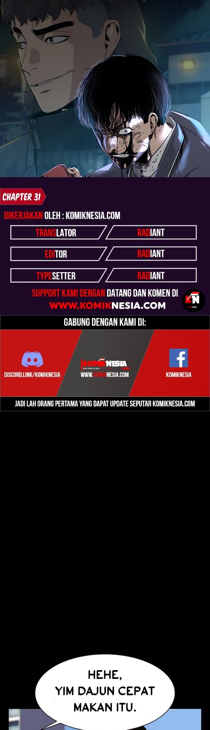 To Not Die Bab 31 halaman 1