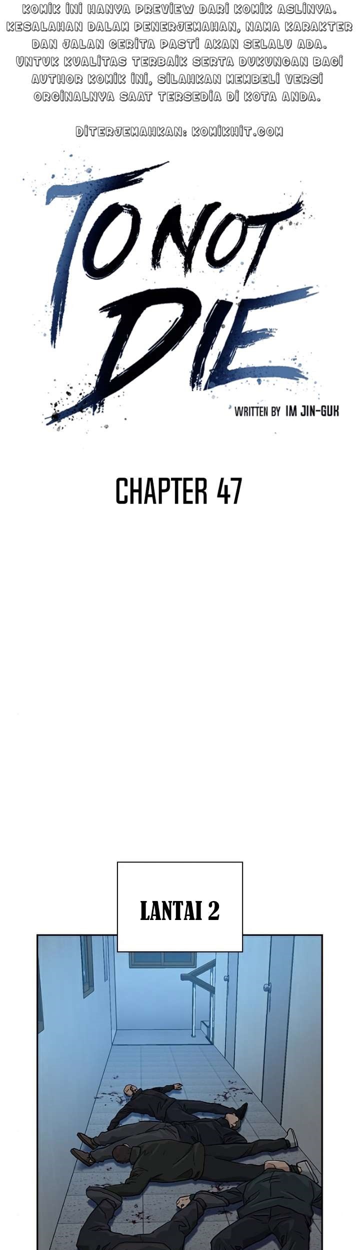 To Not Die Bab 47 halaman 1