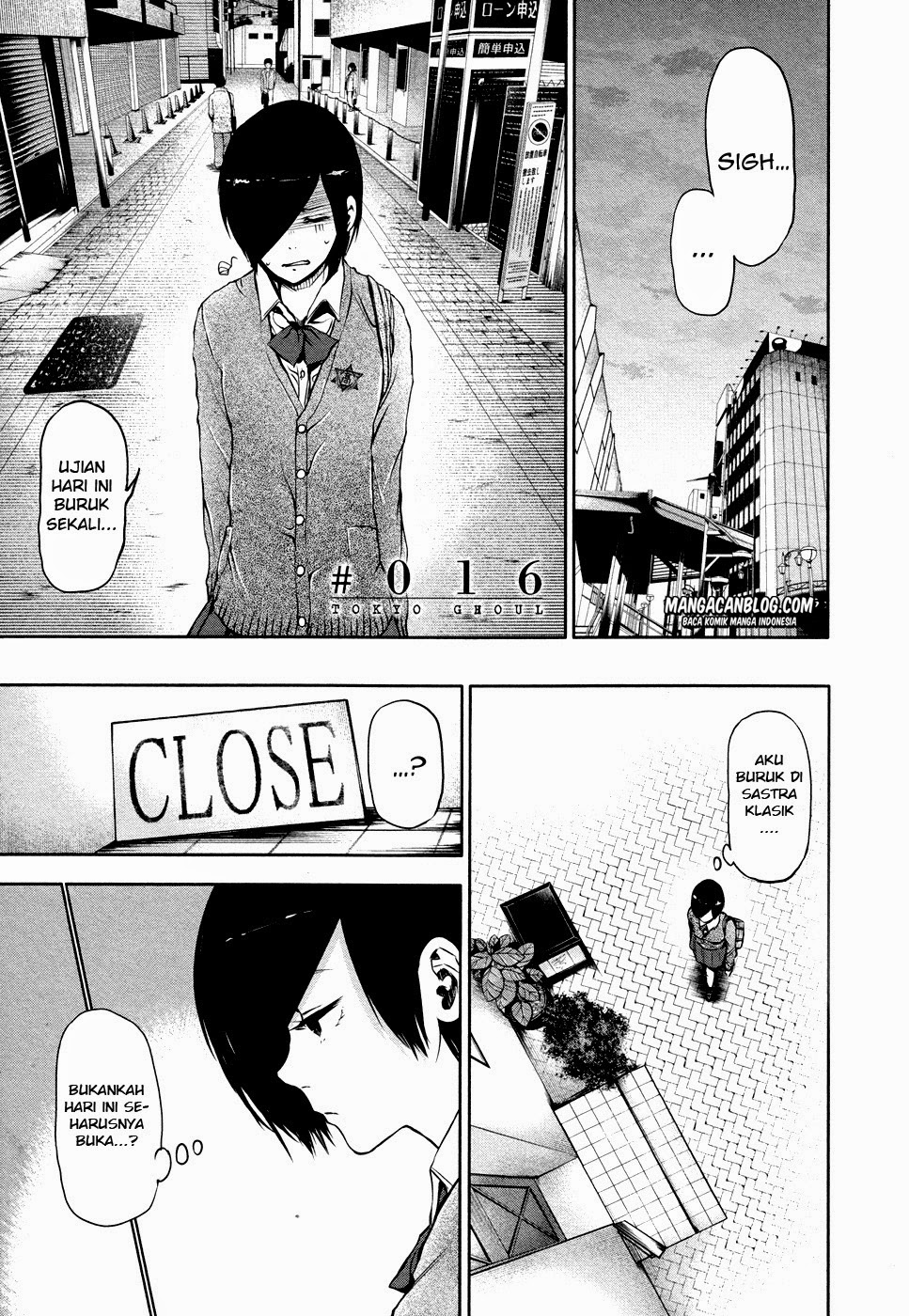 Tokyo Ghoul Bab 16 halaman 1