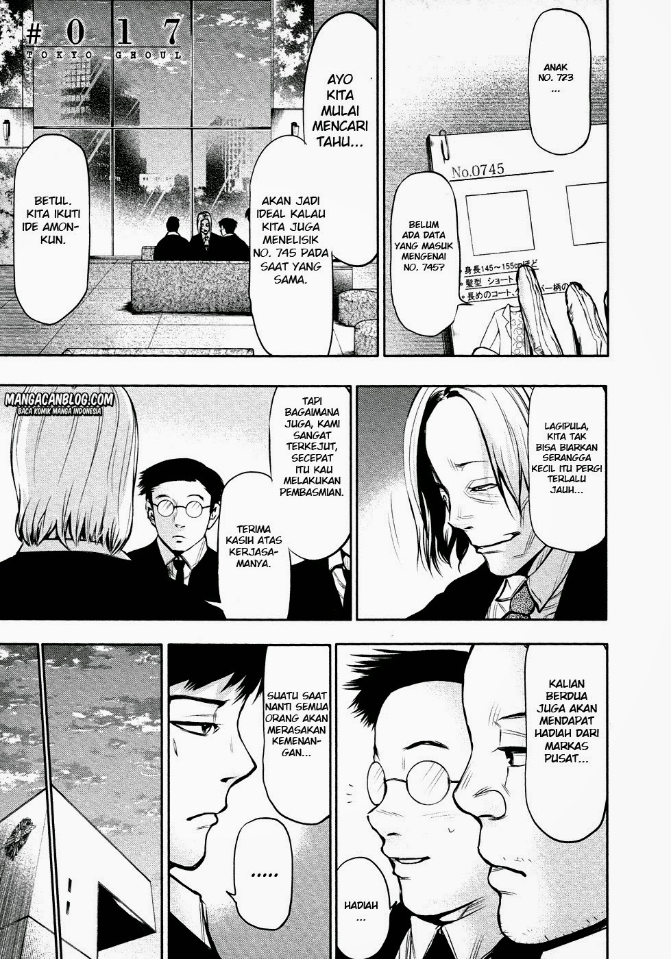 Tokyo Ghoul Bab 17 halaman 1
