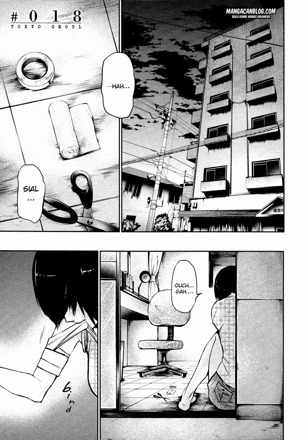 Tokyo Ghoul Bab 18 halaman 1