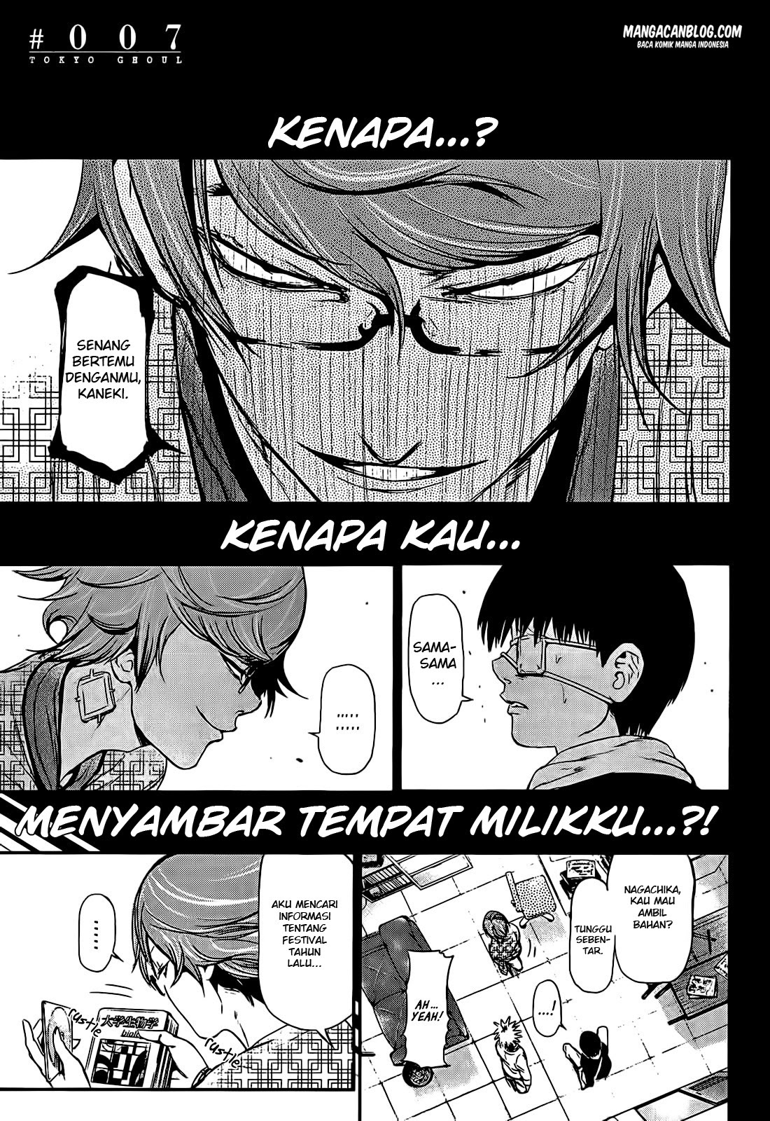 Tokyo Ghoul Bab 7 halaman 1