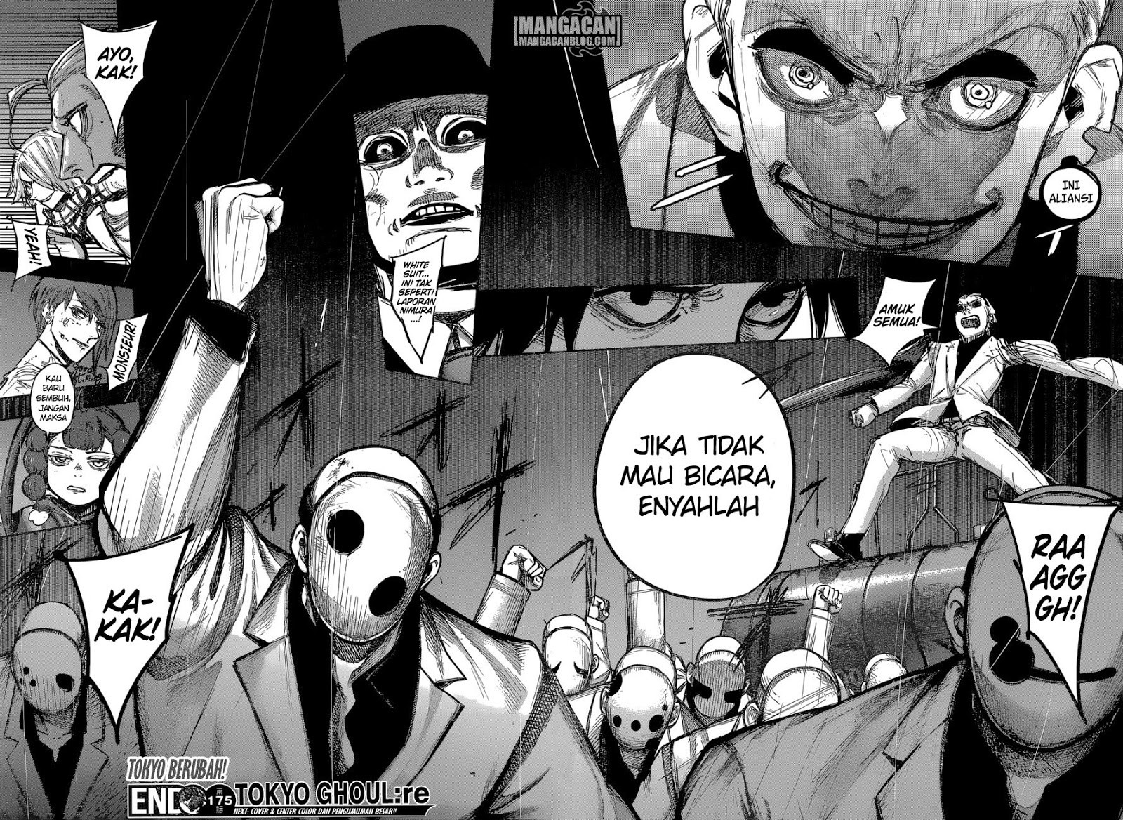 Tokyo Ghoul:re Bab 175 halaman 18