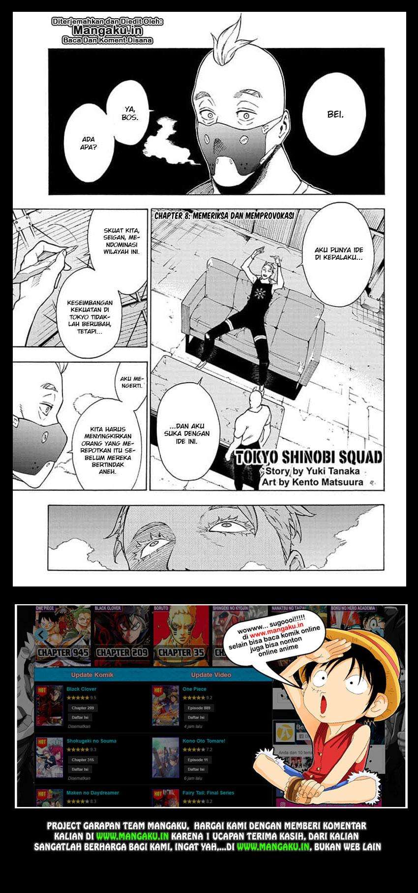 Tokyo Shinobi Squad chapter 8 halaman 2