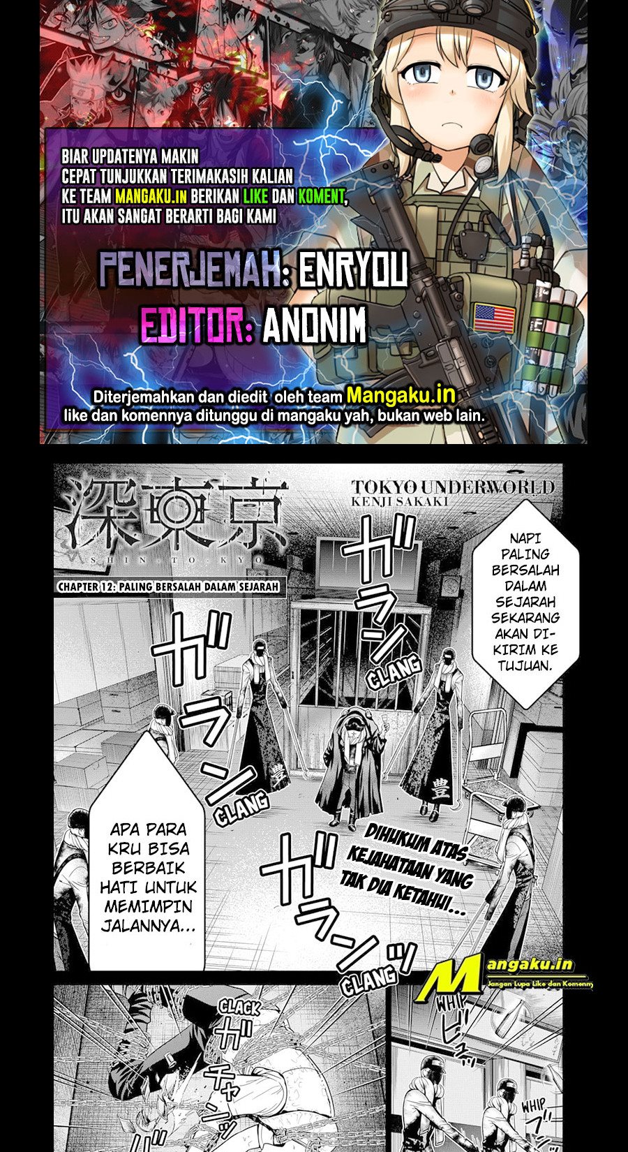 Tokyo Underworld Bab 12 halaman 1