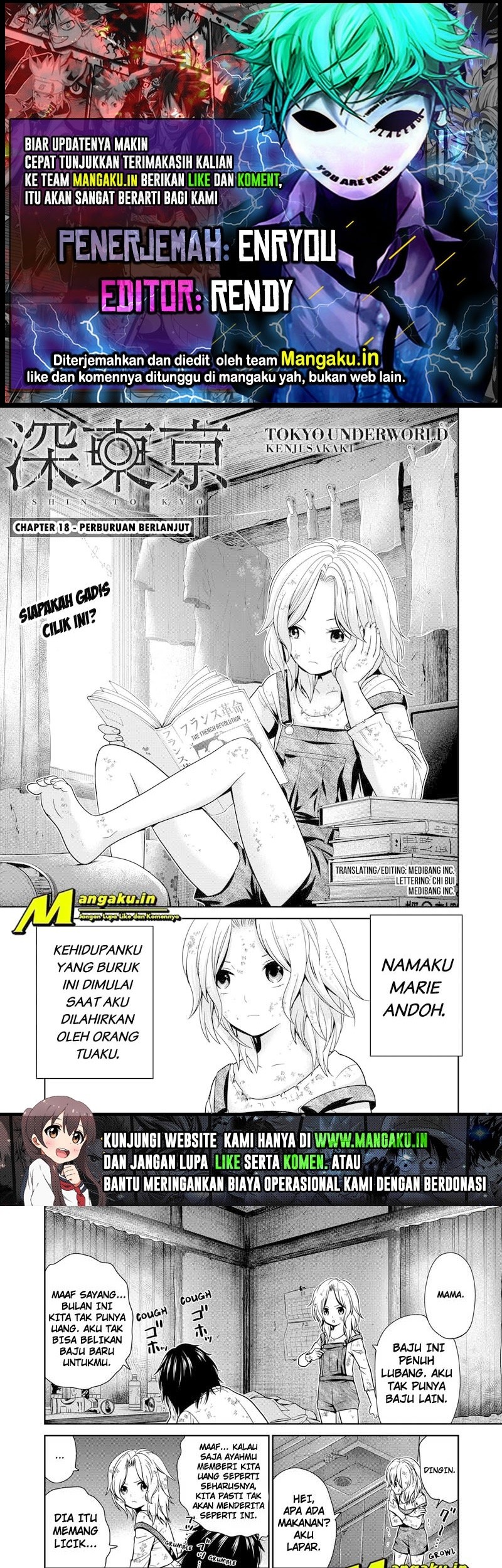 Tokyo Underworld Bab 18 halaman 1