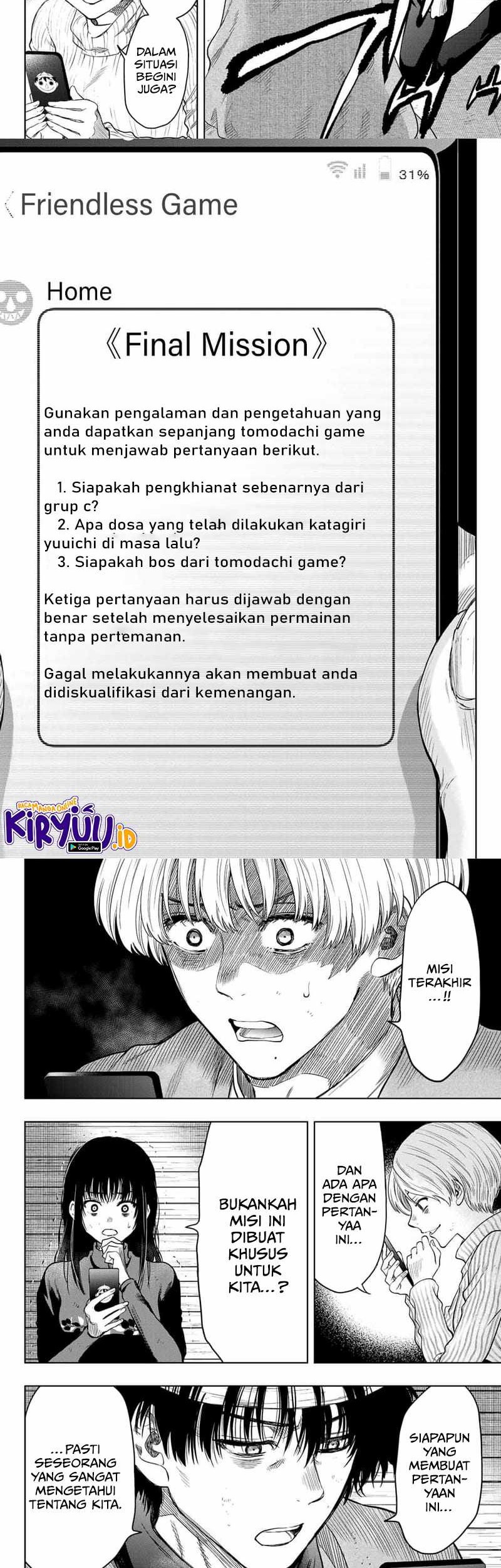 Tomodachi Game chapter 114 halaman 19