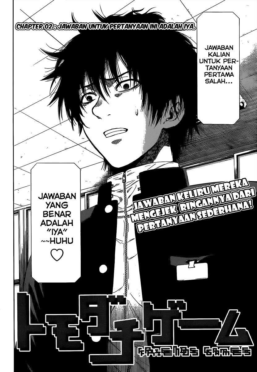 Tomodachi Game chapter 2 halaman 1