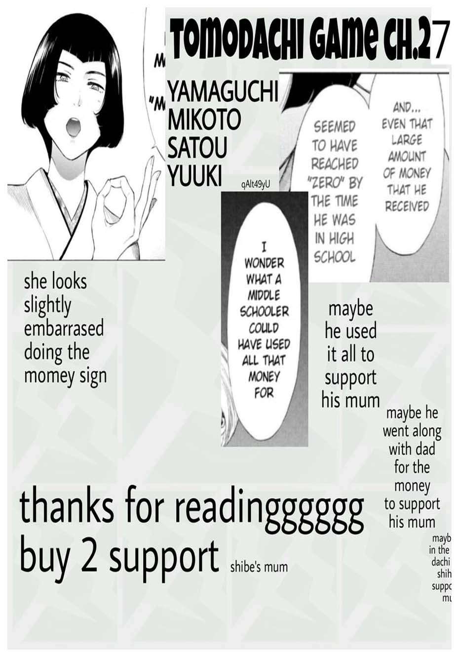 Tomodachi Game chapter 27 halaman 36