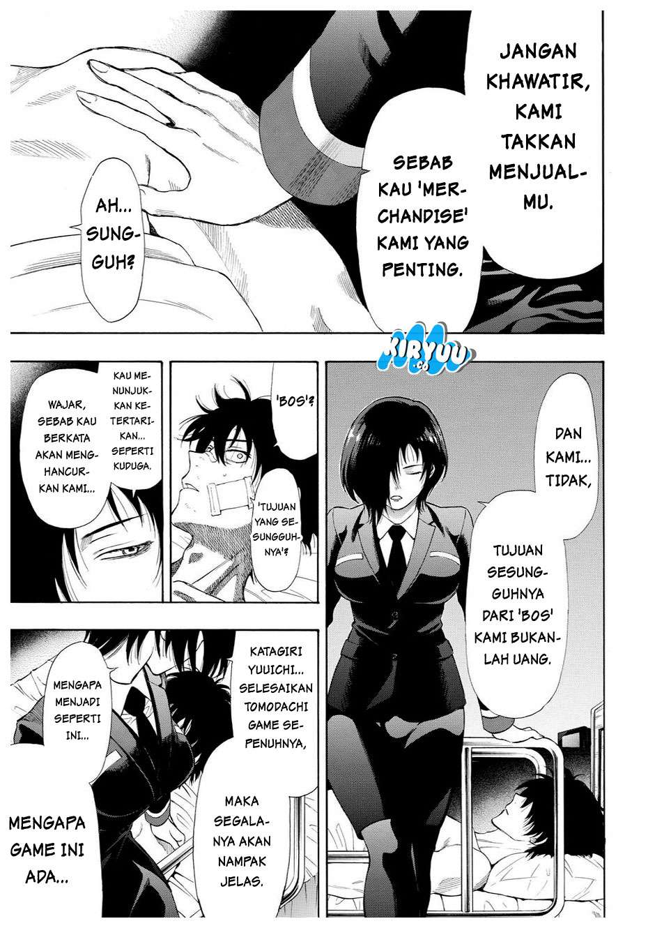 Tomodachi Game Bab 28 halaman 12