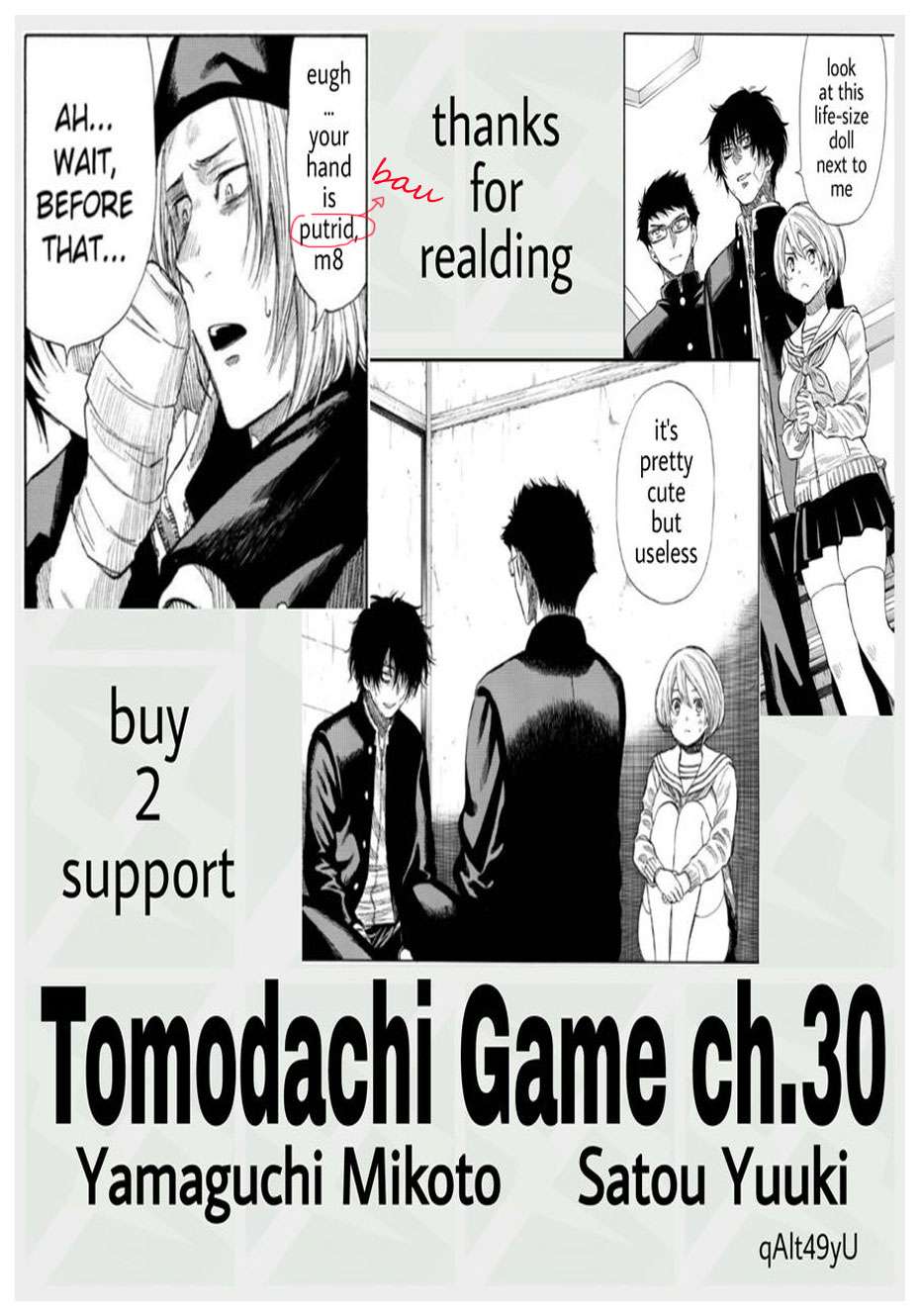 Tomodachi Game Bab 30 halaman 35