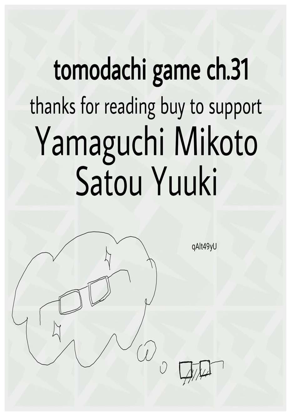 Tomodachi Game chapter 31 halaman 38