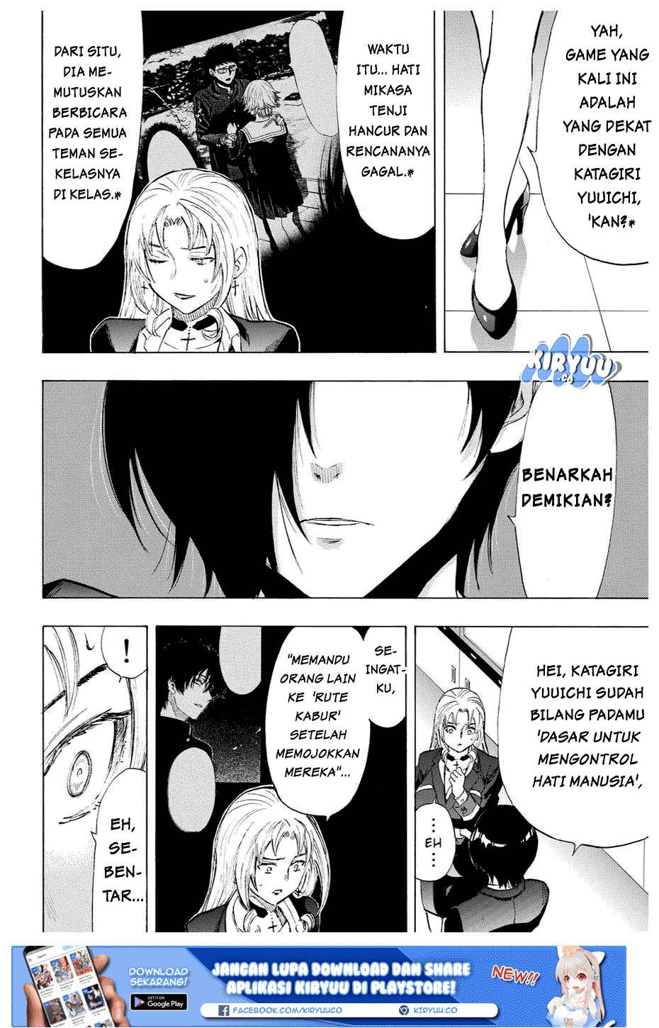 Tomodachi Game chapter 33 halaman 38