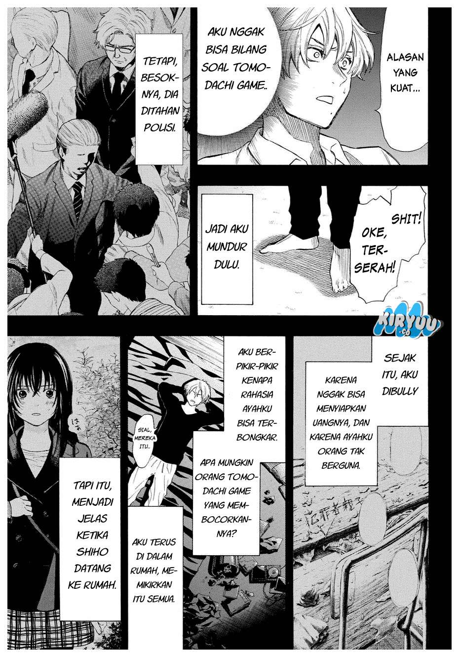 Tomodachi Game chapter 34 halaman 14
