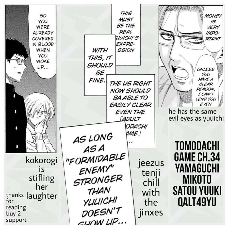 Tomodachi Game chapter 34 halaman 40
