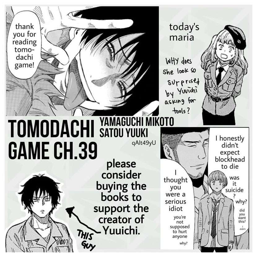 Tomodachi Game chapter 39 halaman 40